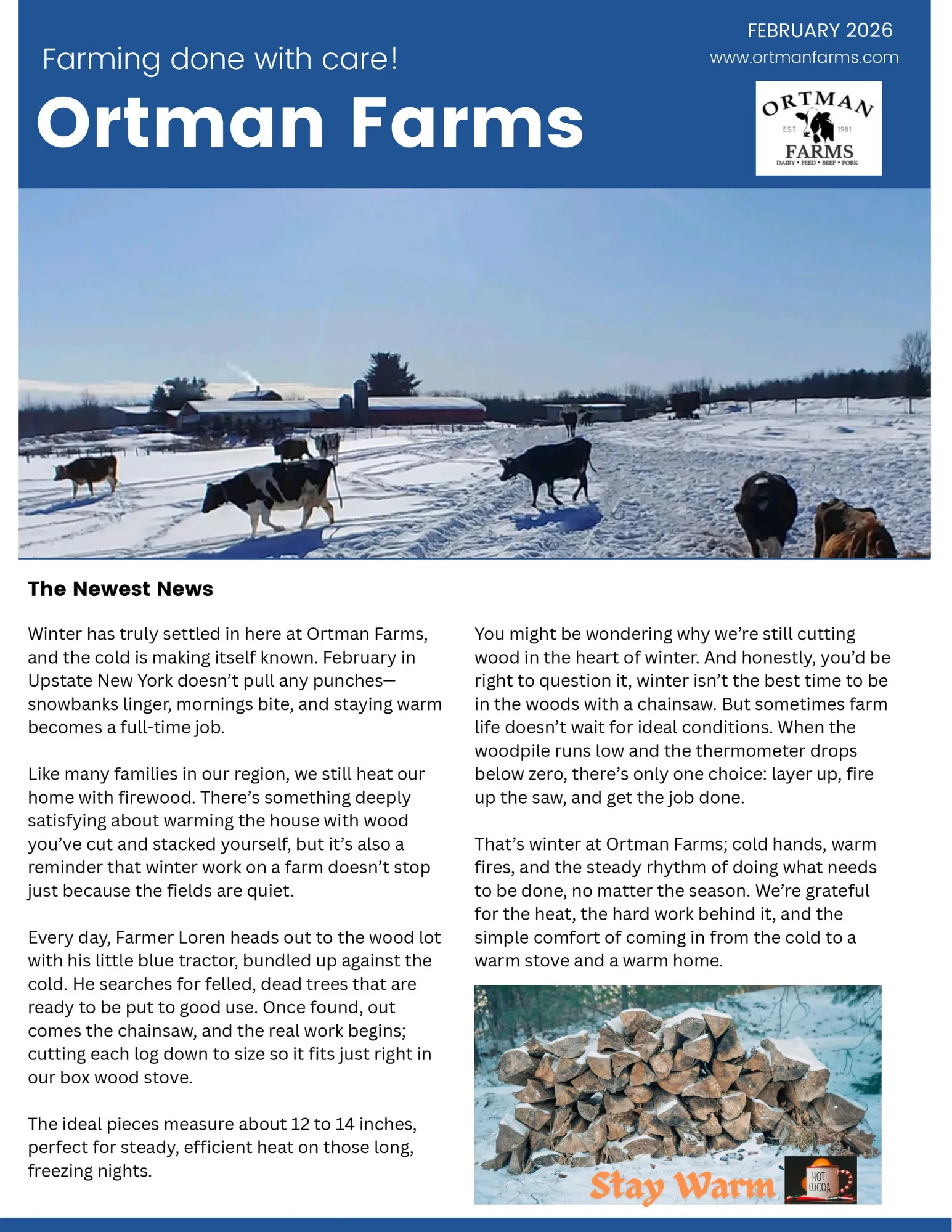 February 2026 Newsletter cover